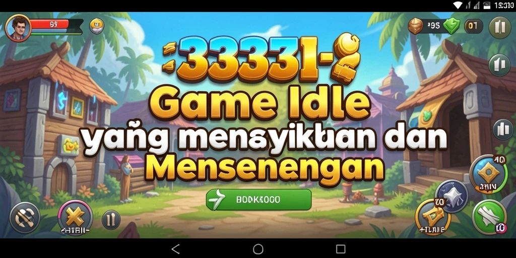 Tampilan gameplay menarik dari 333I yang menunjukkan aksi Idle yang menghibur.