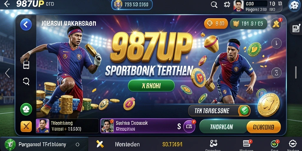 Tampilan screenshot utama 987UP menampilkan pengalaman taruhan yang dinamis.