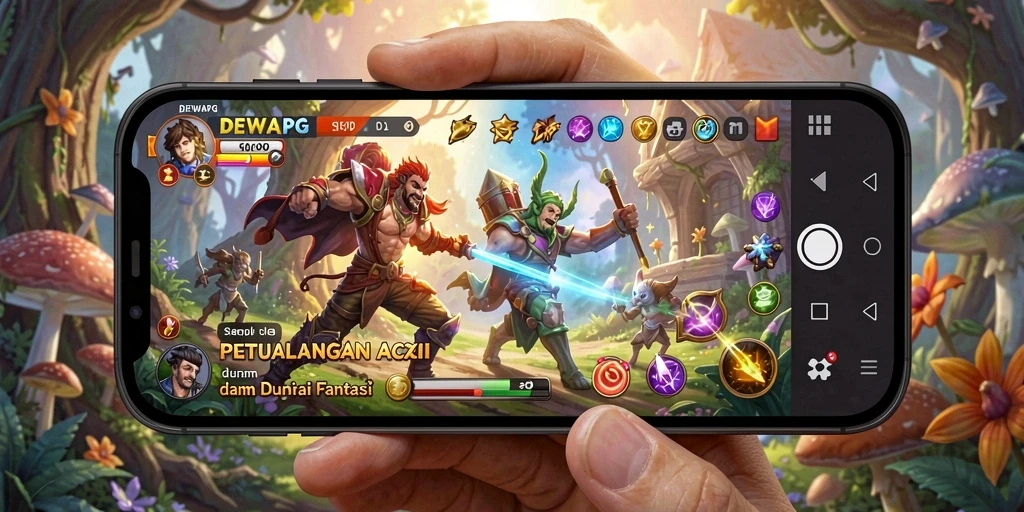 Tampilan gameplay menarik dari DEWAPG, penuh aksi dan petualangan.