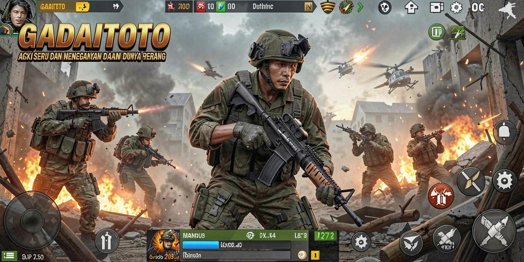 Tampilan gameplay menarik dan menegangkan di GADAITOTO.