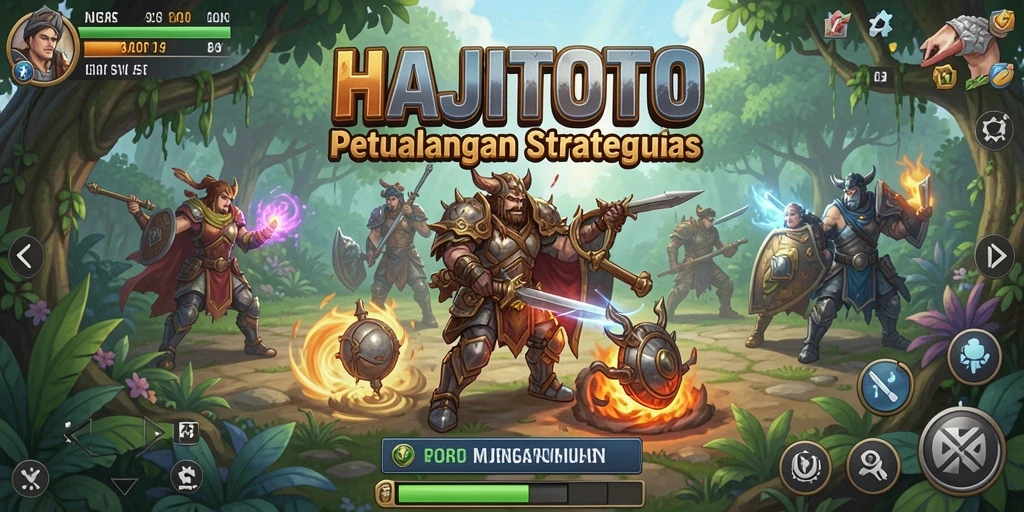 Tampilan gameplay penuh aksi di HAJITOTO, menampilkan strategi yang mendebarkan.