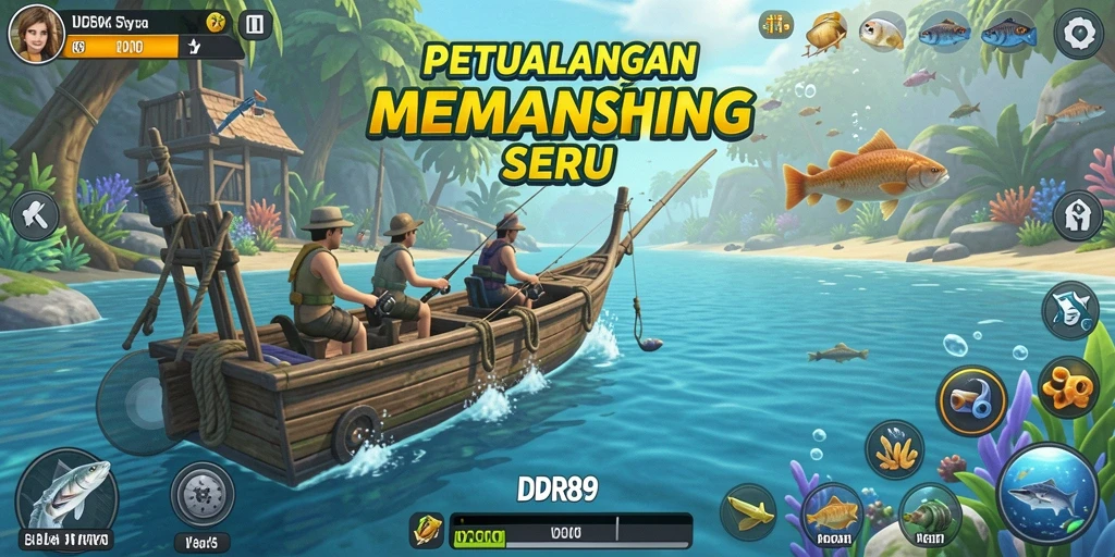 Tangkapan ikan besar dalam gameplay IDR89 yang menegangkan.