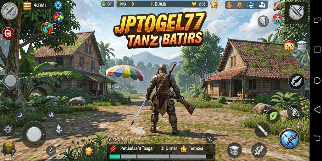 Screenshot dari gameplay <strong>JPTOGEL77</strong> yang menampilkan pemandangan indah dunia terbuka.