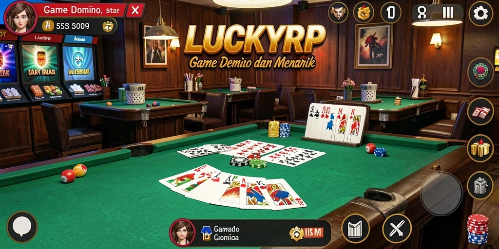 Gameplay seru Domino di LUCKYRP