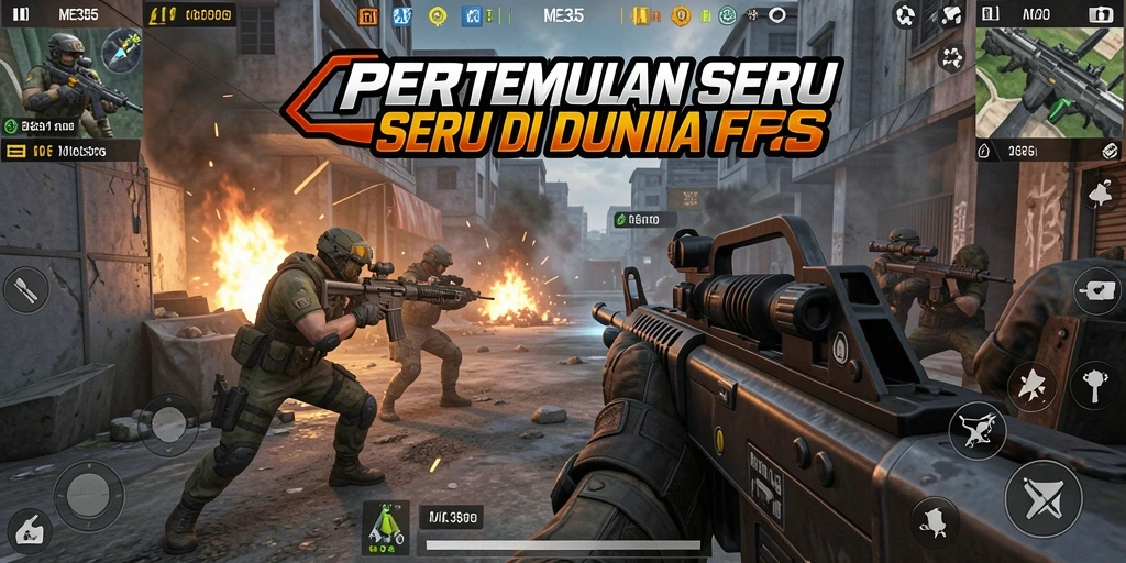 Tampilan menarik dari gameplay ME355 yang menegangkan.