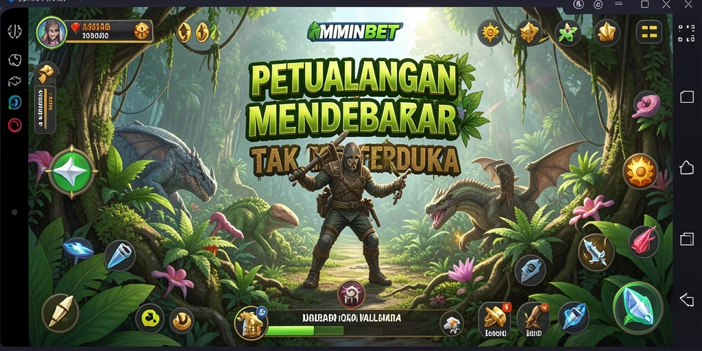 Tampilan gameplay MIMINBET saat petualangan mendebarkan.