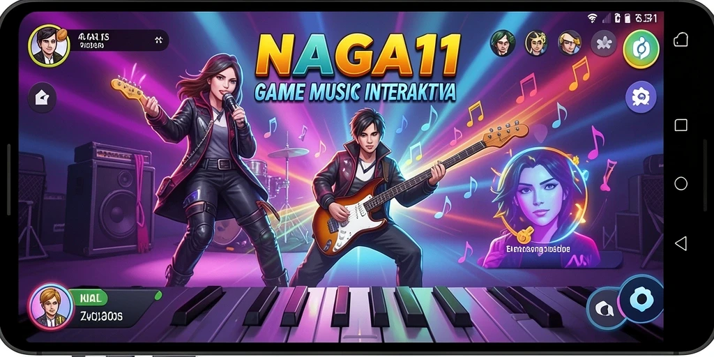 Tampilan gameplay NAGA11 yang menarik dan interaktif.