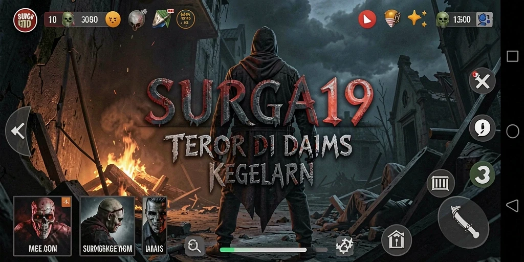 Gameplay SURGA19 menampilkan suasana mencekam dan menegangkan.