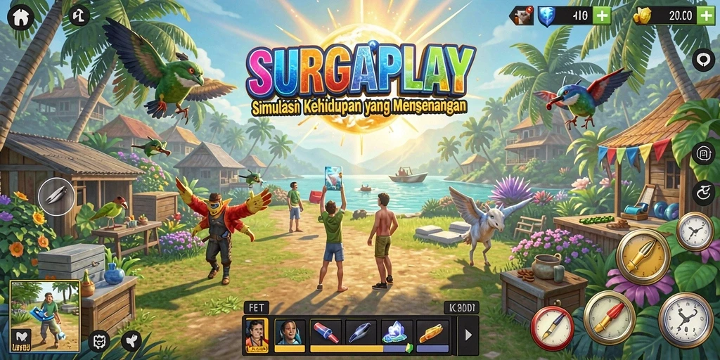 Tampilan menarik dari gameplay SURGAPLAY yang penuh aksi.